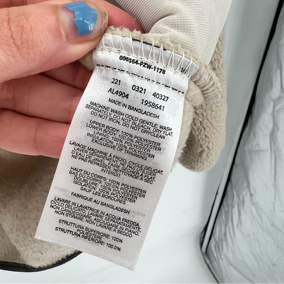 Columbia Sweet View Hooded Sherpa Fleece Quilted Pullover chalk/ancient fossil M - Picture 11 of 16